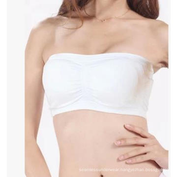 Seamless Strapless Bandeau Tube Top Bra For Girls